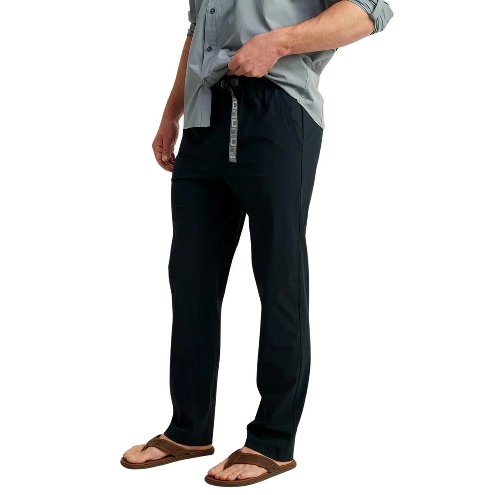 Huk Creekbed Casual Pants in Black